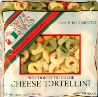 slide 1 of 1, V's Pre-Cooked Tri Color Tortellini, 20 oz