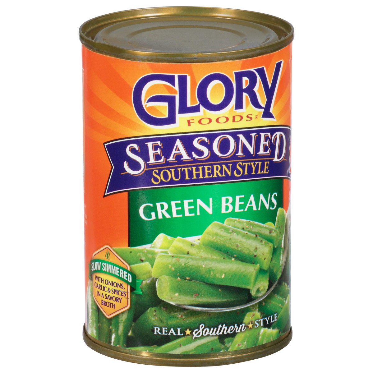 slide 2 of 14, Glory Foods Southern Style Seasoned Green Beans 14.5 oz, 14.5 oz