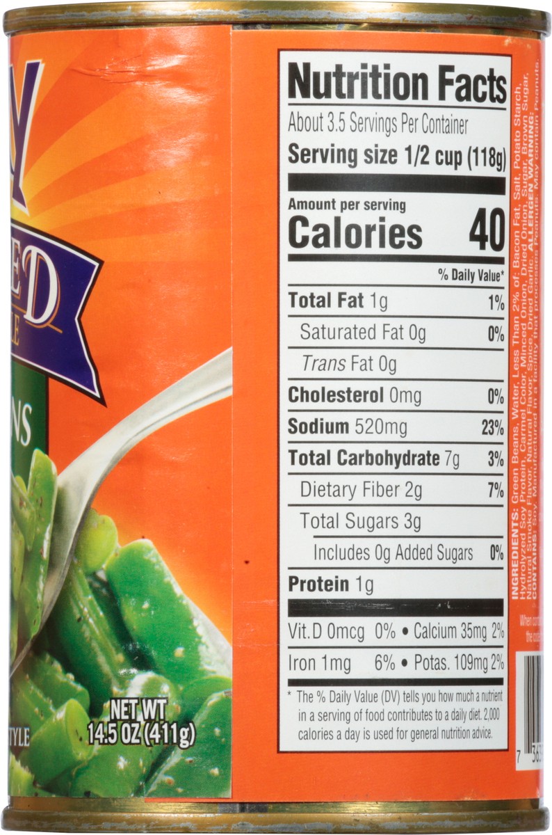 slide 4 of 14, Glory Foods Southern Style Seasoned Green Beans 14.5 oz, 14.5 oz