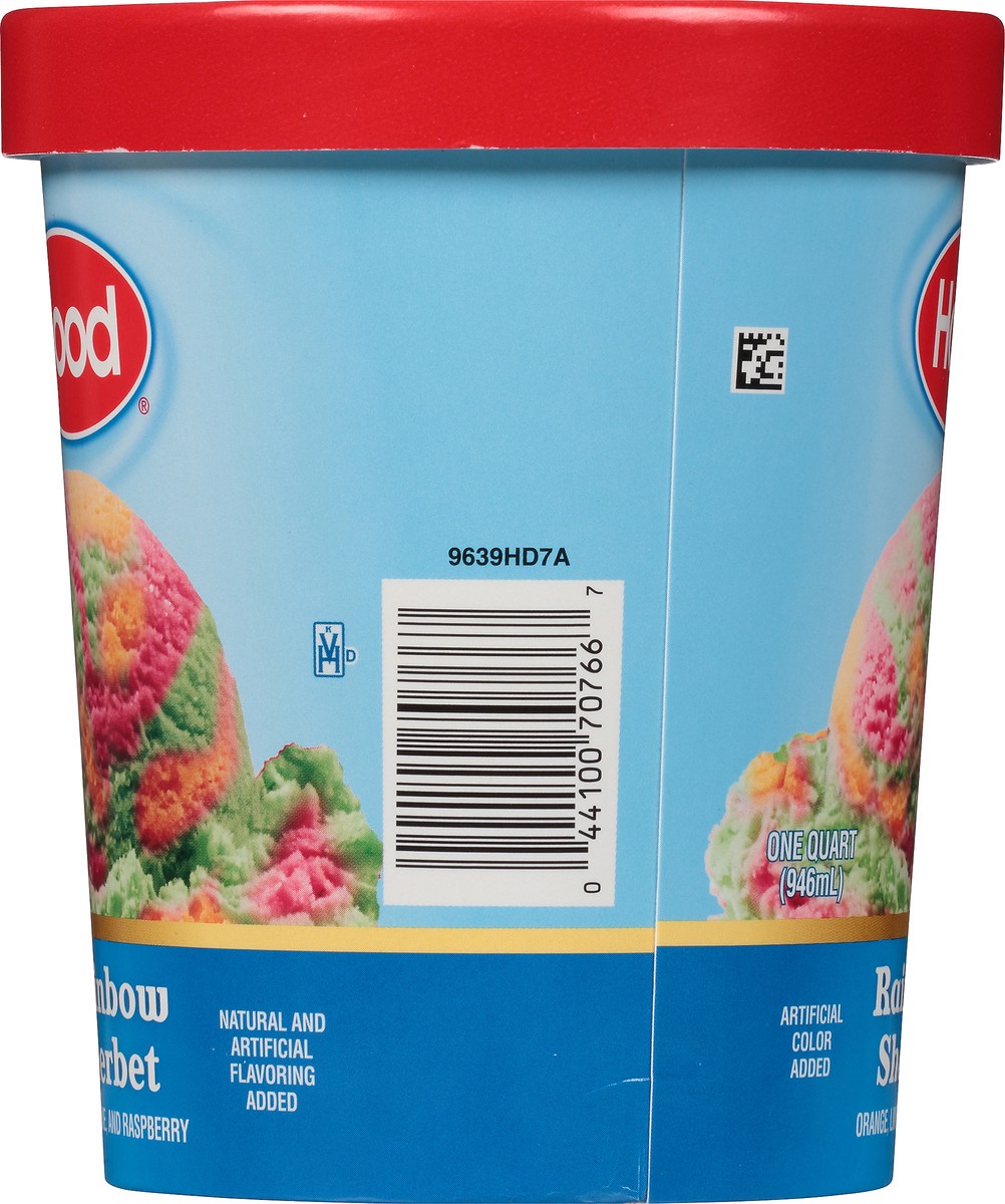 slide 3 of 8, Hood Rainbow Sherbet, 1 Quart, 1 qt