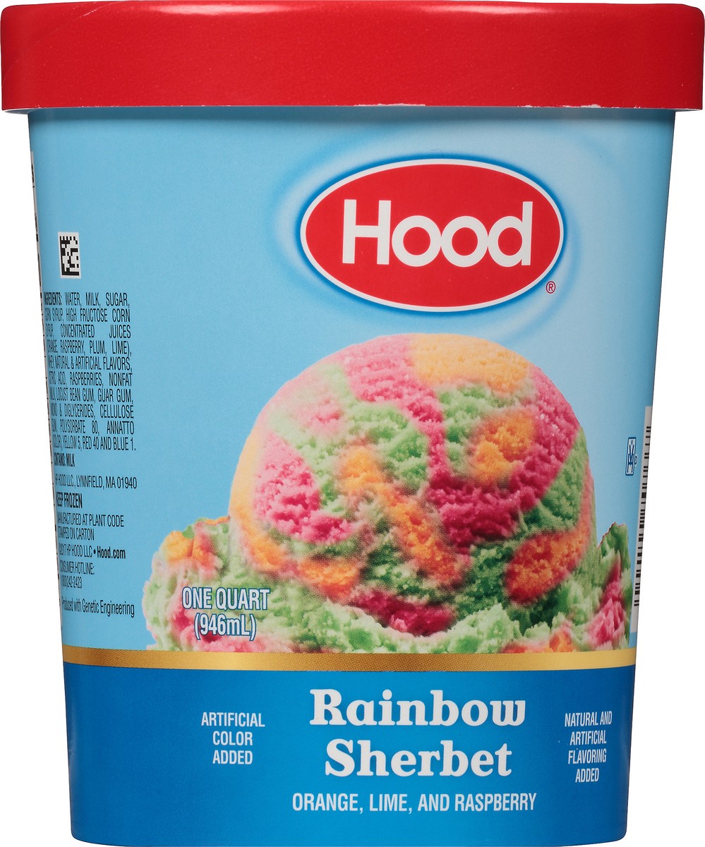 slide 4 of 8, Hood Rainbow Sherbet, 1 Quart, 1 qt