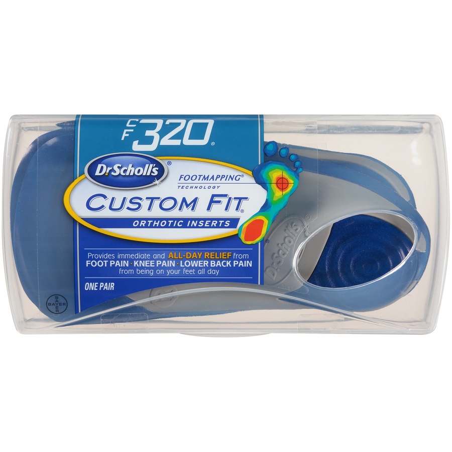 slide 1 of 1, Dr. Scholl's Custom Fit Orthotic Inserts Cf 320, 1 pair