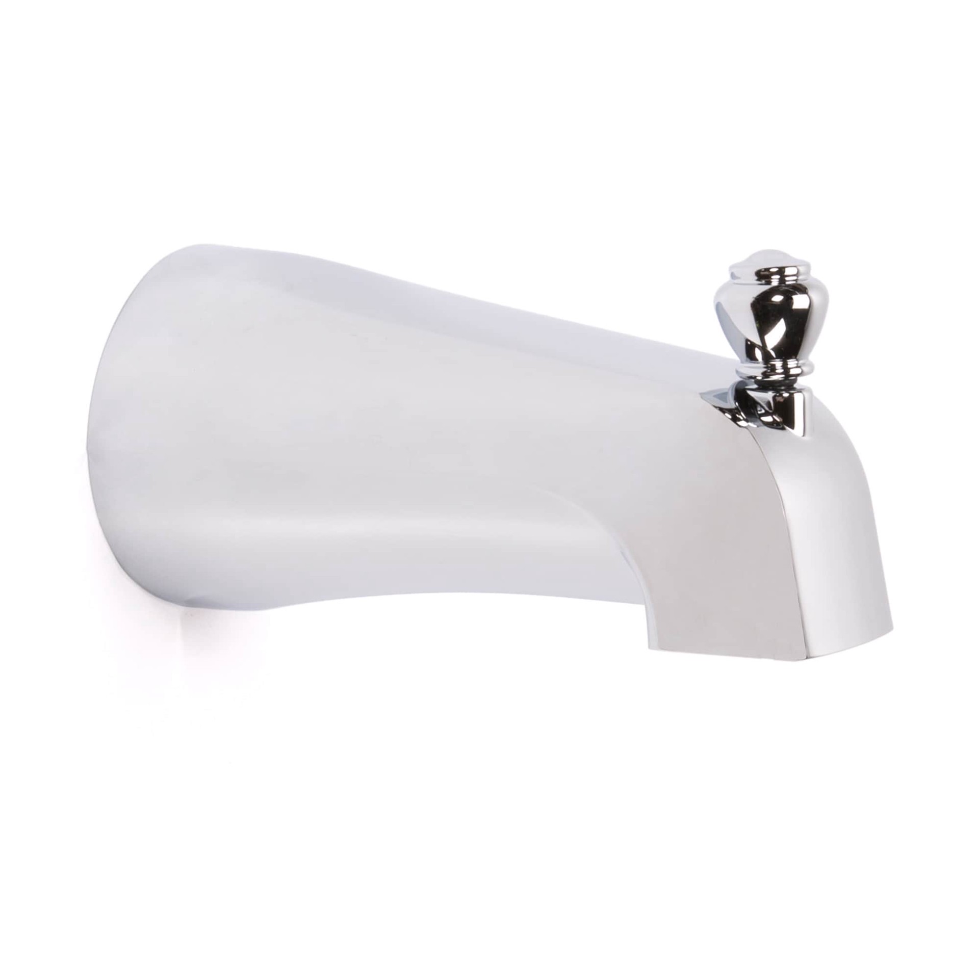 slide 4 of 6, Moen Caldwell Chrome 1-handle 4-in Round Bathtub and shower Faucet with Valve (Single Function), 1 ct