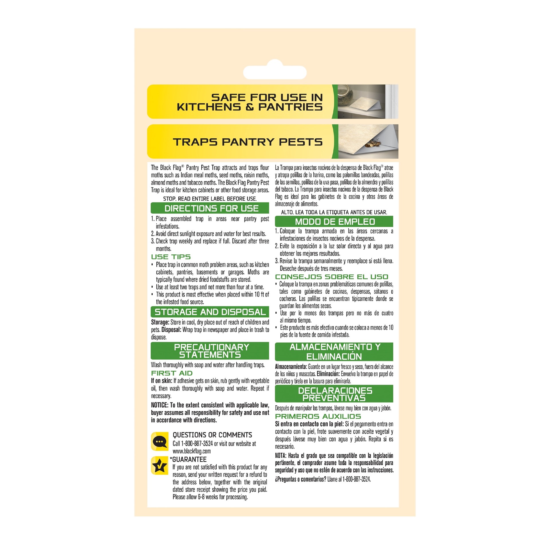 slide 5 of 5, BLACK FLAG Pantry Pest Indoor Insect trap 2 -Pack, 1 ct