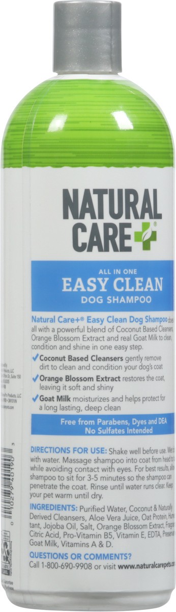 slide 5 of 9, Natural Care + Easy Clean All in One Fresh Scent Dog Shampoo 20 fl oz, 20 fl oz