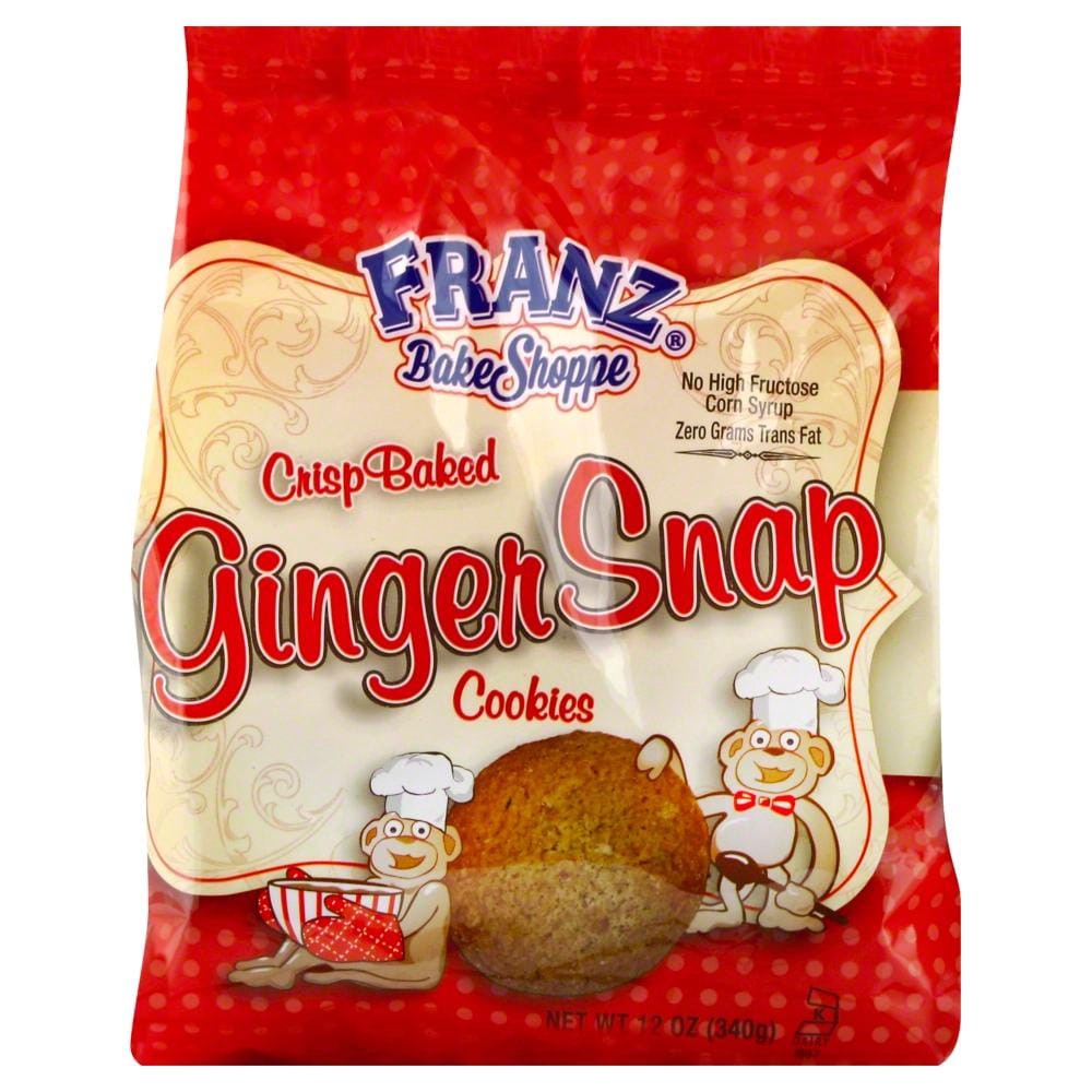 slide 1 of 5, Franz Bake Shoppe Ginger Snap Cookies - 12 Oz, 12 oz