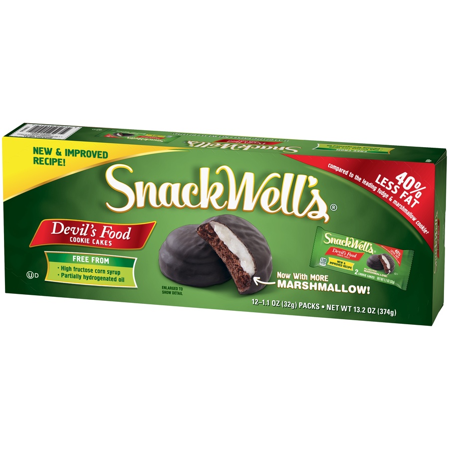 slide 3 of 8, SnackWell's Devilsfood Cookies Multipack, 12 ct; 13.2 oz