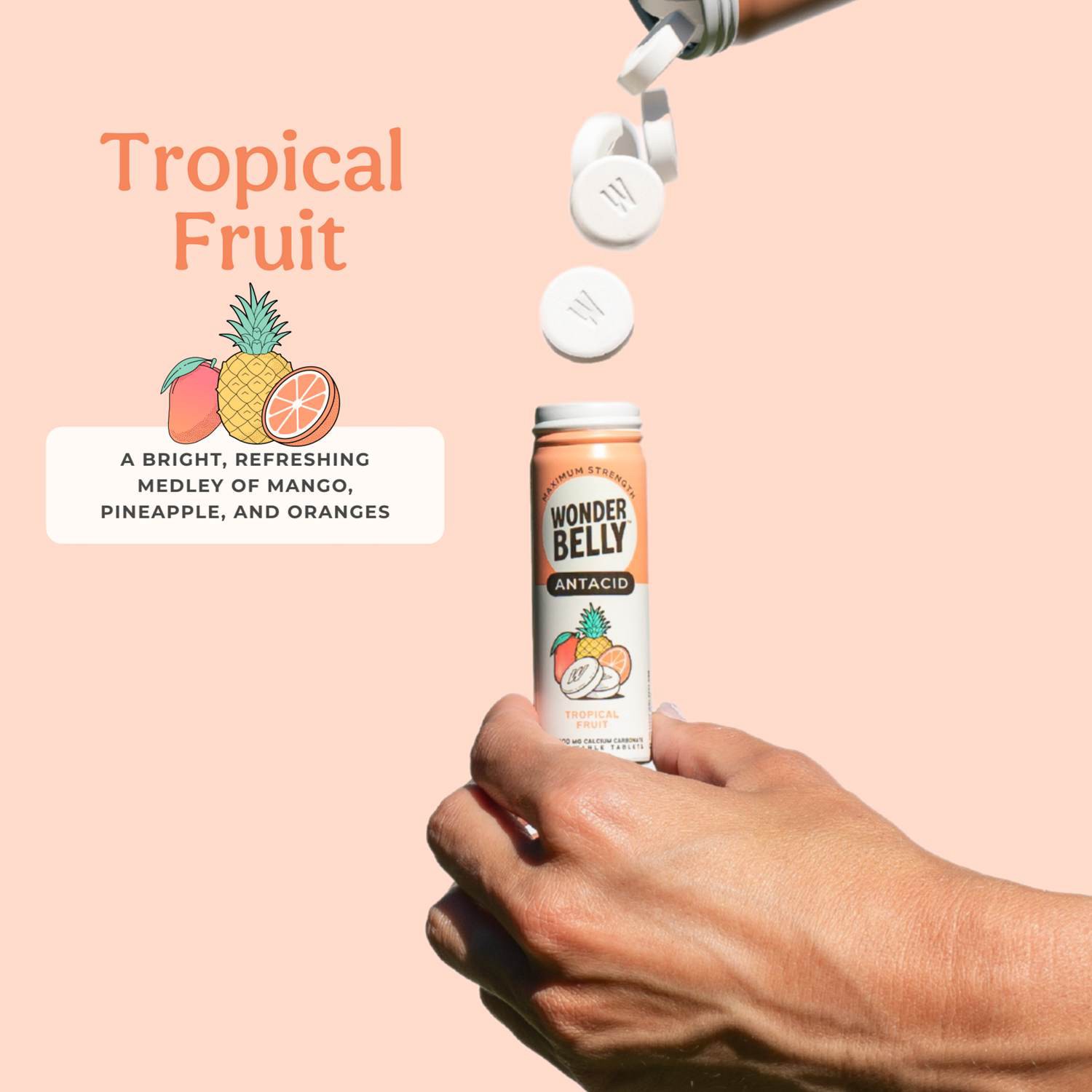 slide 7 of 12, Wonderbelly Antacid Chew, Strawberry Milkshake, 60 Ct, 12 ct