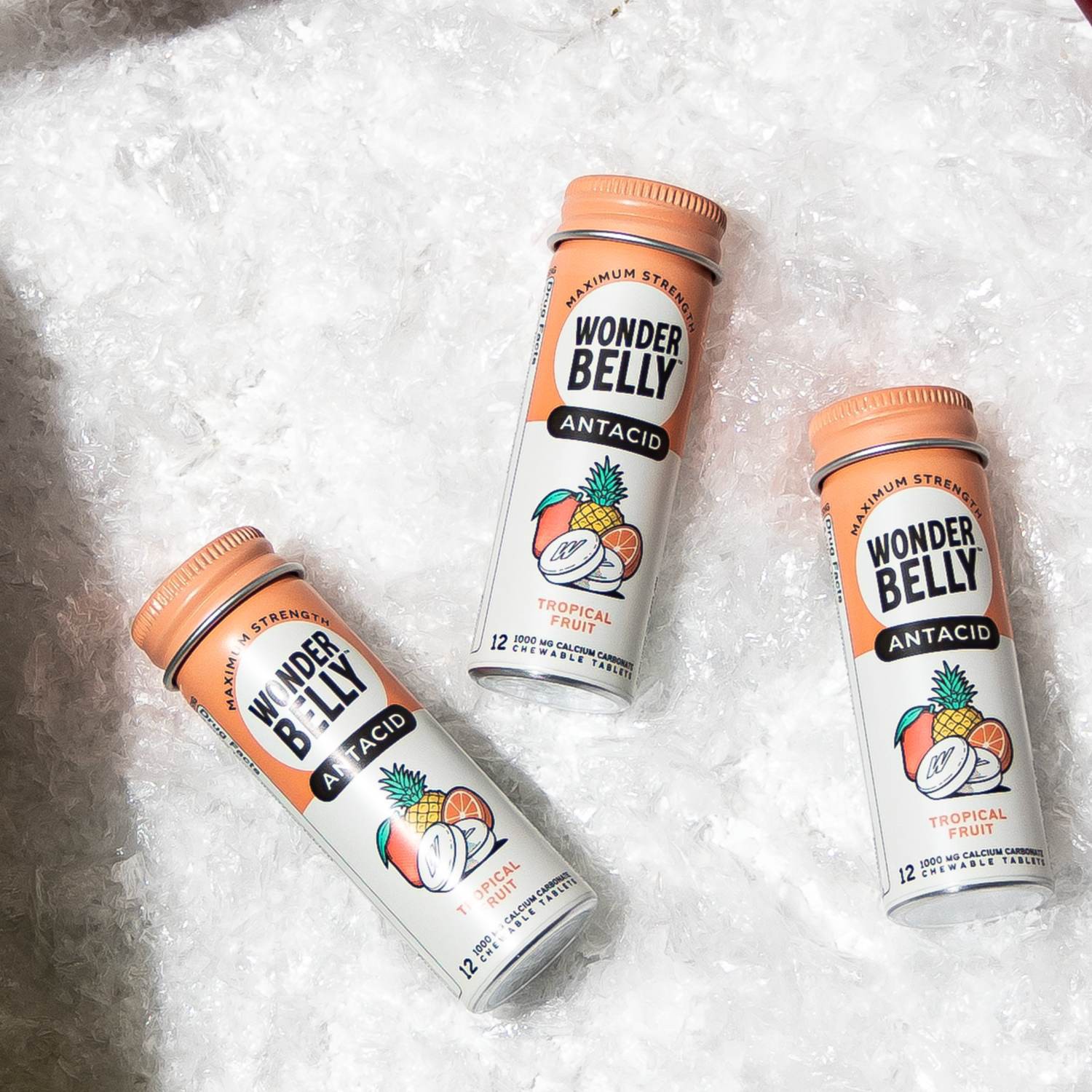 slide 2 of 12, Wonderbelly Antacid Chew, Strawberry Milkshake, 60 Ct, 12 ct