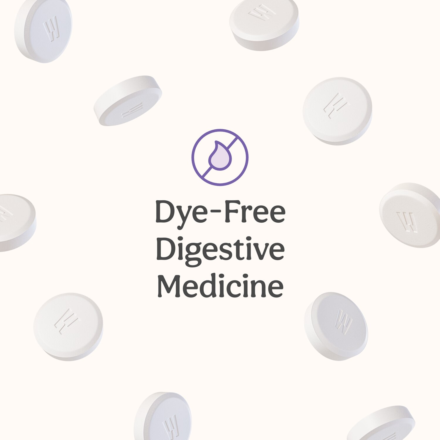 slide 7 of 8, Wonderbelly Multi Symptom Chewable Tablet Vanilla Bean, 48 Ct, 48 ct