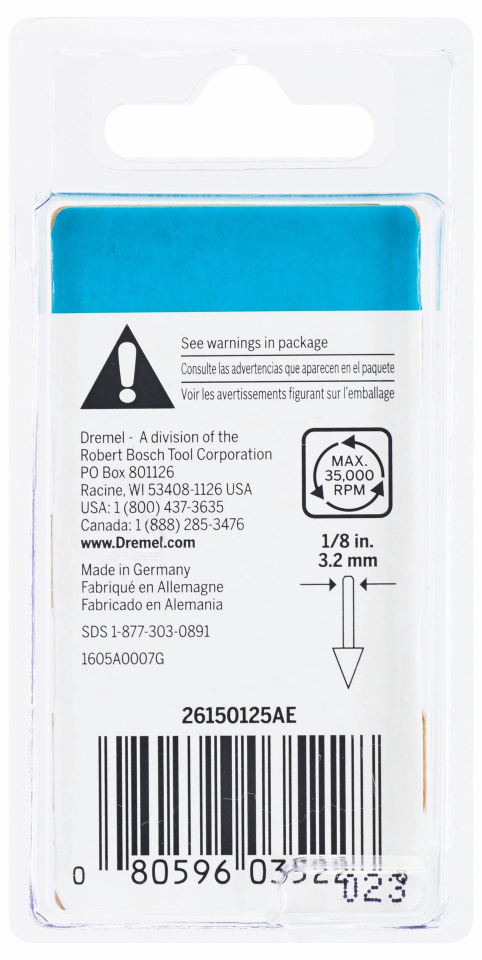 slide 4 of 6, Dremel 2 -Piece Steel 1/4-in Cutting Bit Accessory Set, 1 ct