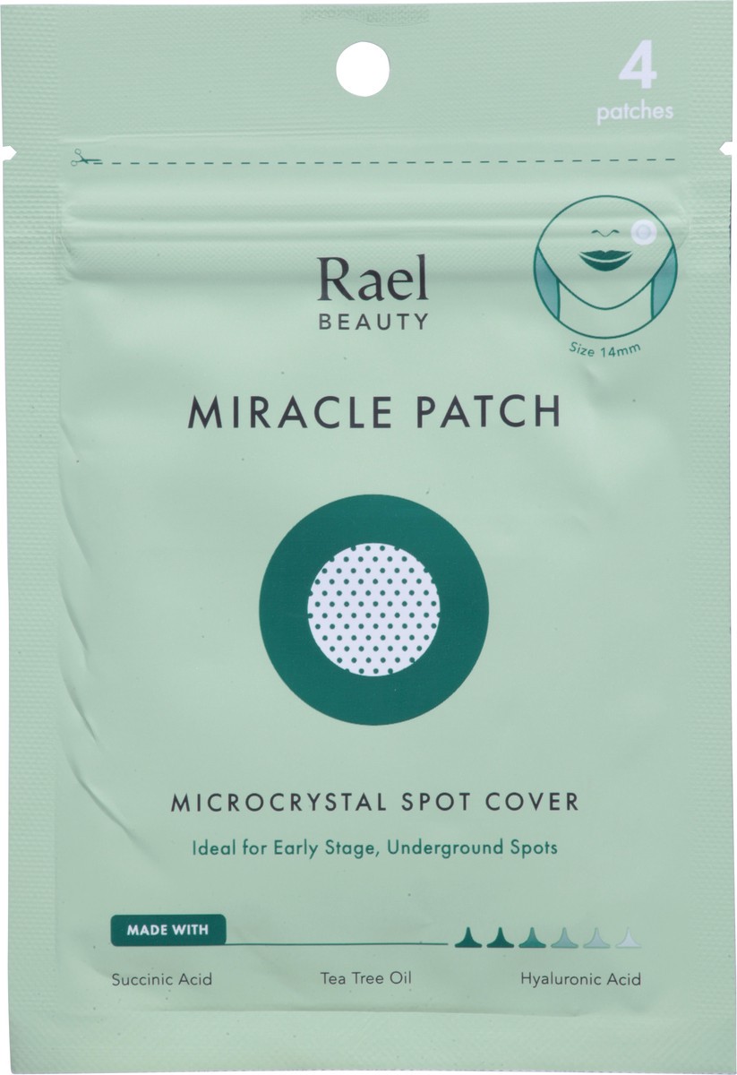 slide 9 of 9, Rael Beauty Microcrystal Spot Cover Miracle Patch 4 ea, 4 ct