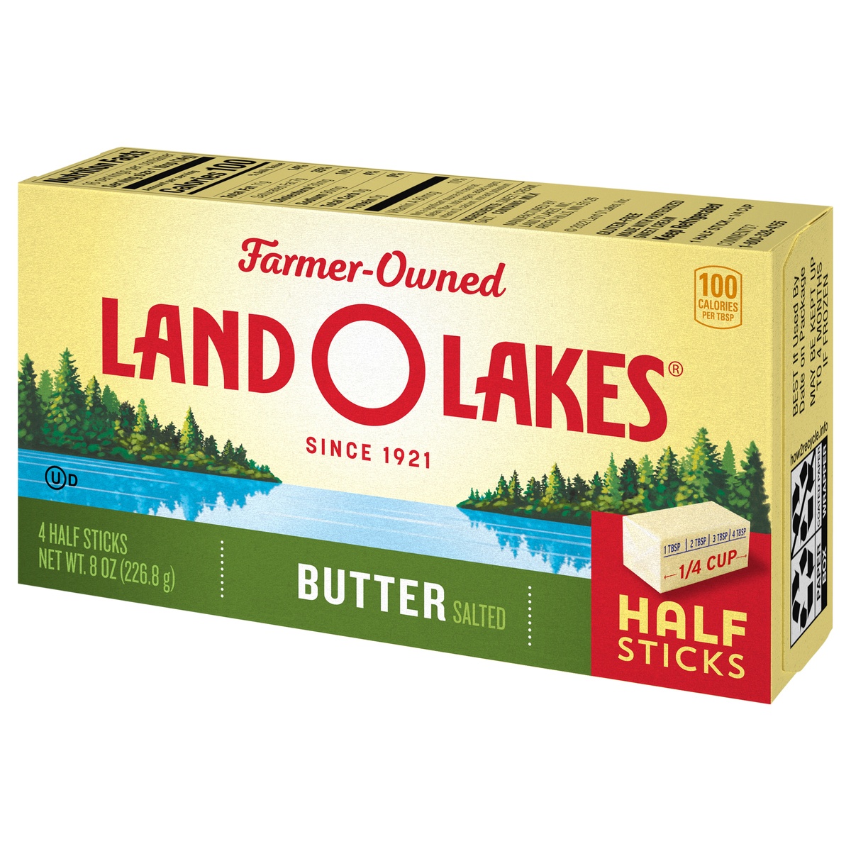 slide 2 of 9, Land O'Lakes Half Sticks Salted Butter 4 ea, 4 ct