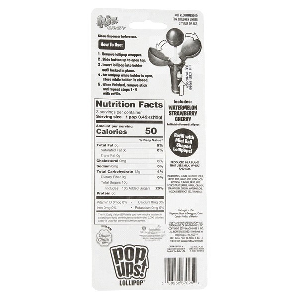 slide 4 of 5, Pop Ups! Assorted Flavors Lollipops 1.26 oz, 1.26 ct