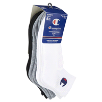 slide 4 of 29, CHAMPION WMNS 6PR ANKLE CH682 WH/GY/BK 6-12, 5 ct