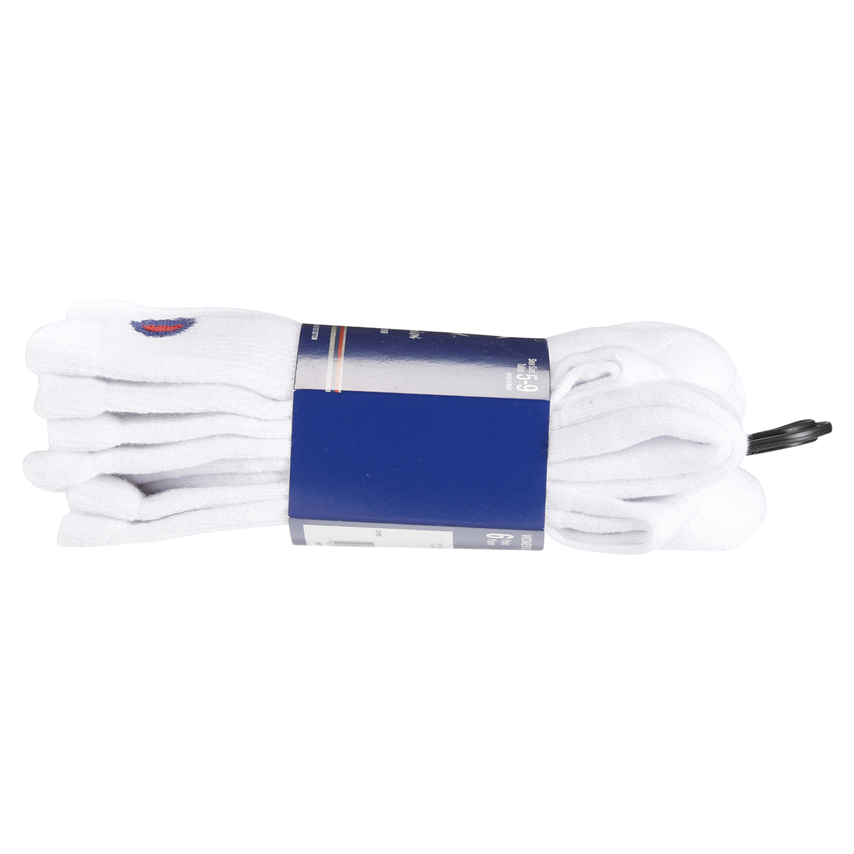 slide 16 of 29, CHAMPION WMNS 6PR CREW CH681 WH 6-12, 5 ct