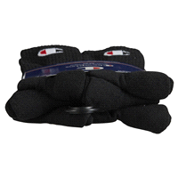 slide 28 of 29, CHAMPION WMNS 6PR CREW CH681 BK 6-12, 5 ct