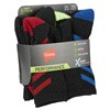 slide 25 of 29, Hanes Boys' X-Temp Crew Socks, Black, Size Medium, 6 ct