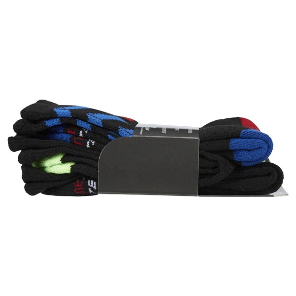 slide 27 of 29, Hanes Boys' X-Temp Crew Socks, Black, Size Large, 6 ct