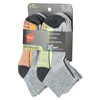 slide 4 of 29, Hanes Boys' X-Temp Quarter Socks, Gray, Size Medium, 6 ct