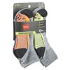slide 5 of 29, Hanes Boys' X-Temp Quarter Socks, Gray, Size Large, 6 ct
