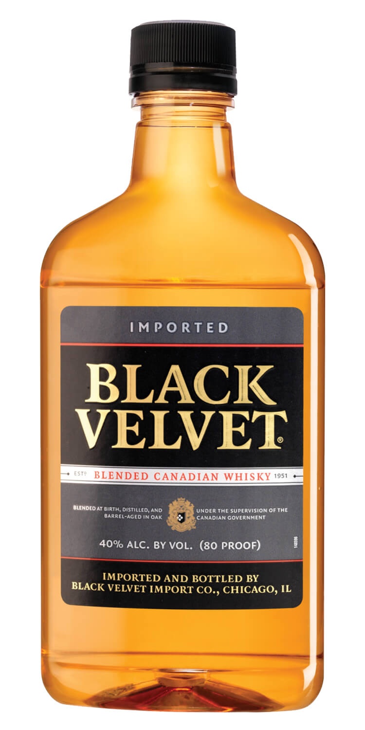 slide 1 of 1, Black Velvet Canadian Whisky, 375 ml