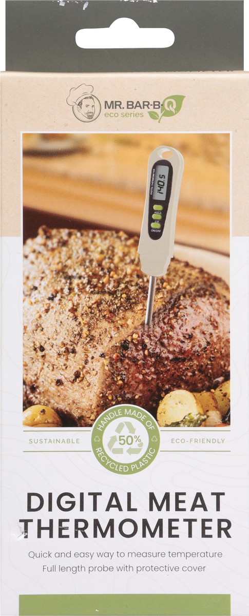 slide 6 of 11, Mr Bar B Q Sustainable Packaging Digital Meat Thermometer 1 Count - Each, 1 ct