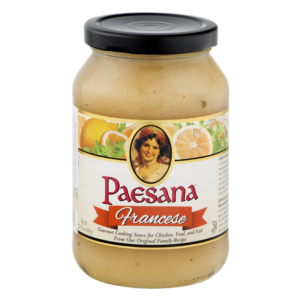 slide 1 of 2, Paesana Cooking Sauce Francese, 15 oz
