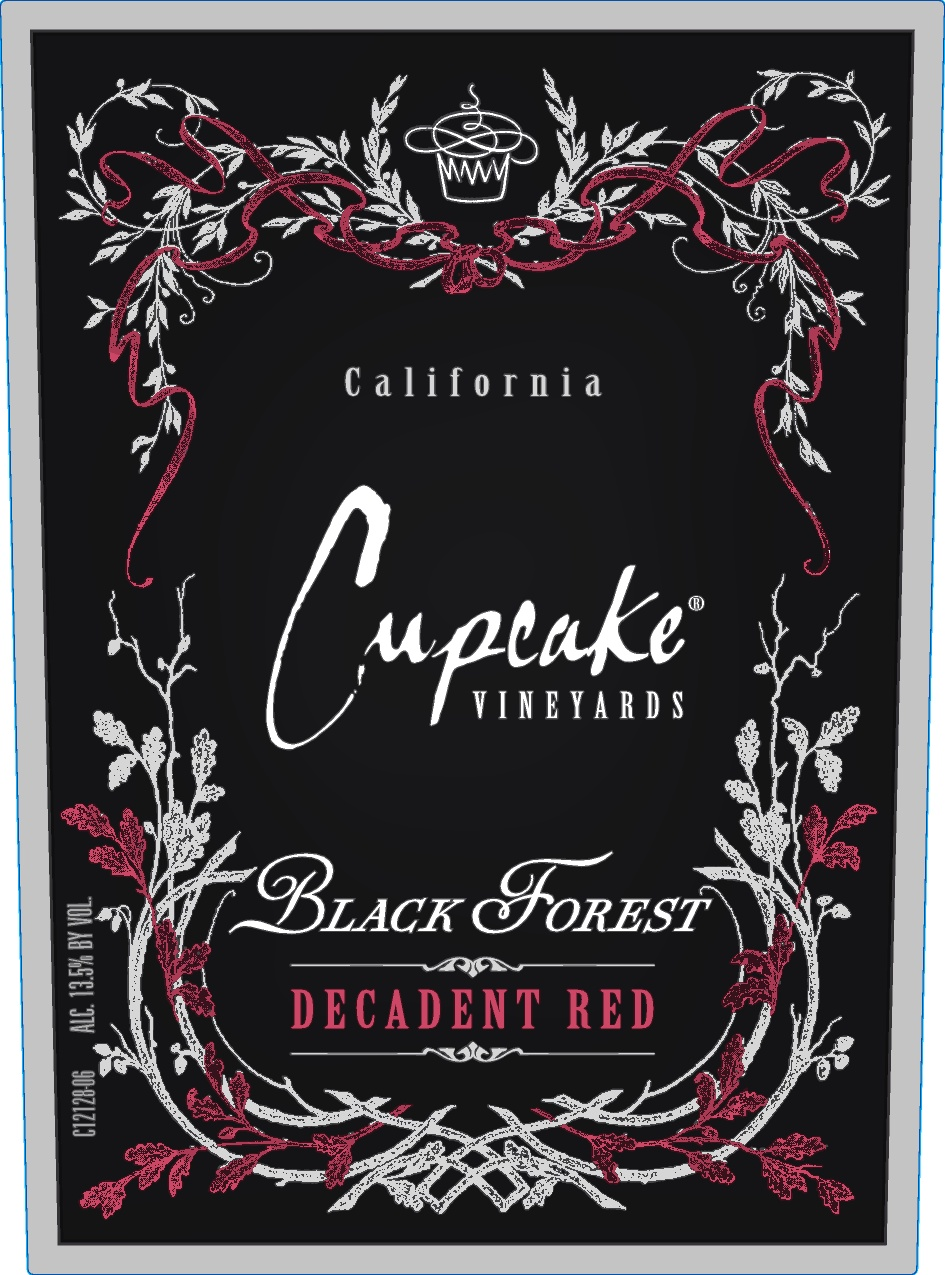 slide 2 of 5, Cupcake Vineyards Black Forest Red Wine, 750 ml