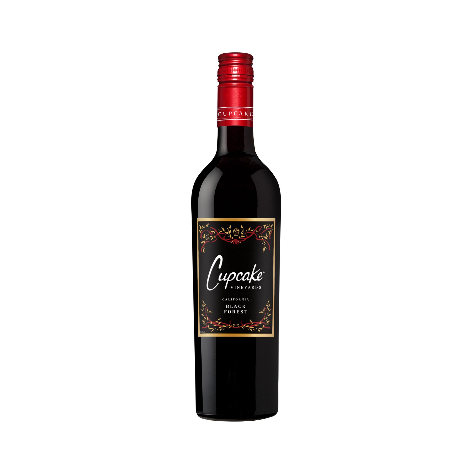 slide 1 of 5, Cupcake Black Forest, Red Wine, California, 1 ct, 750ml Bottle, 750 ml