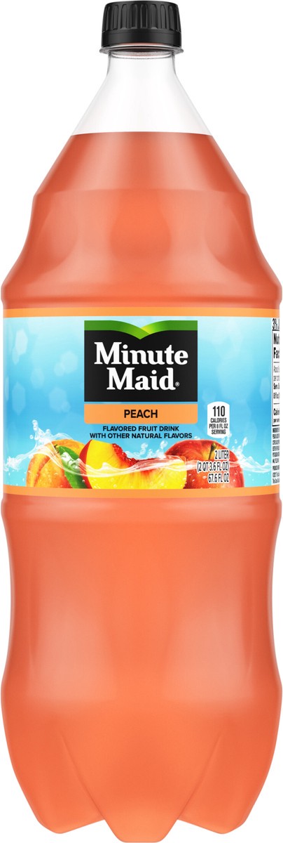 slide 6 of 7, Minute Maid Peach Bottle- 2 liter, 67.60 fl oz