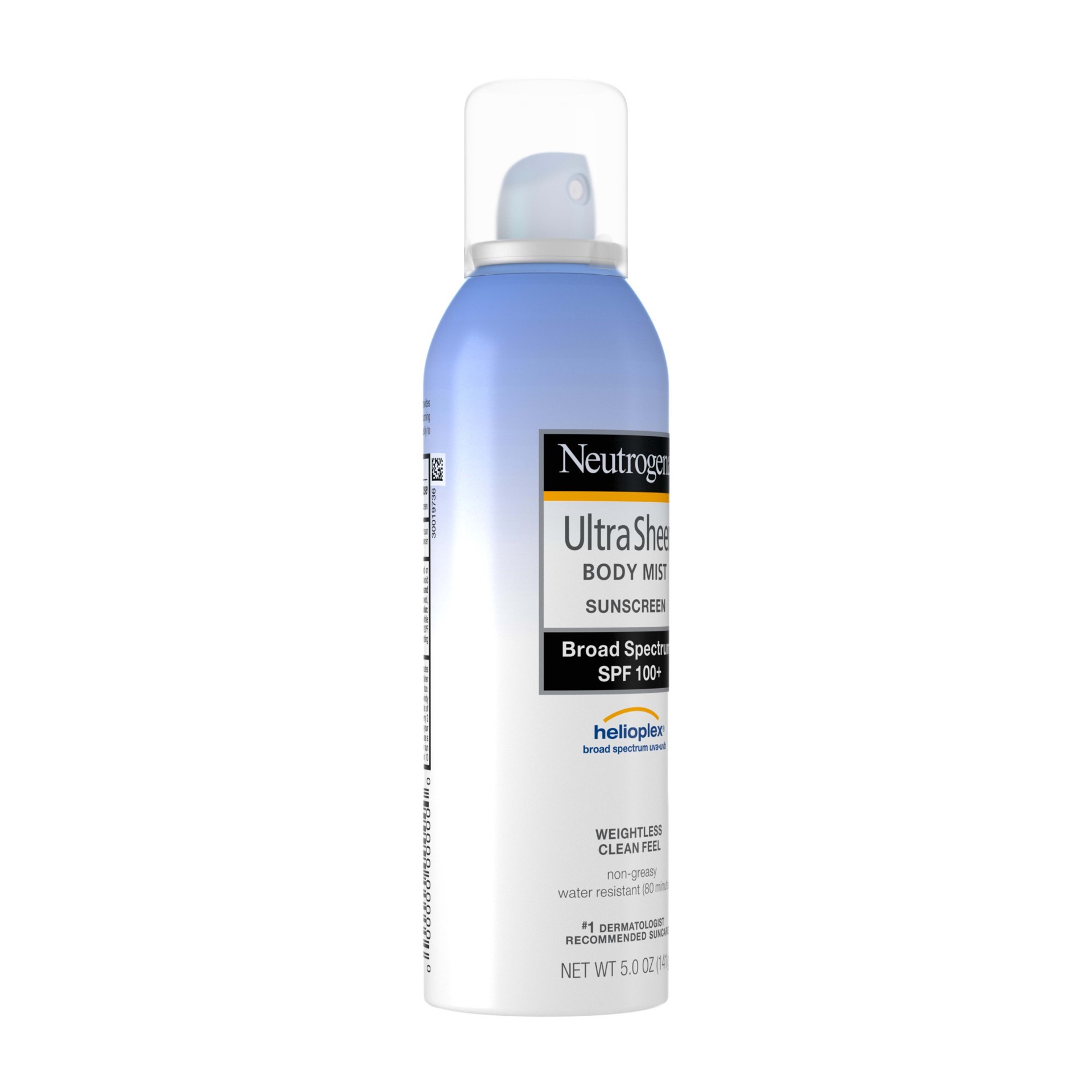 slide 5 of 5, Neutrogena Ultra Sheer Body Mist Sunscreen, Broad Spectrum Spf 100+, 5 Oz., 5 oz