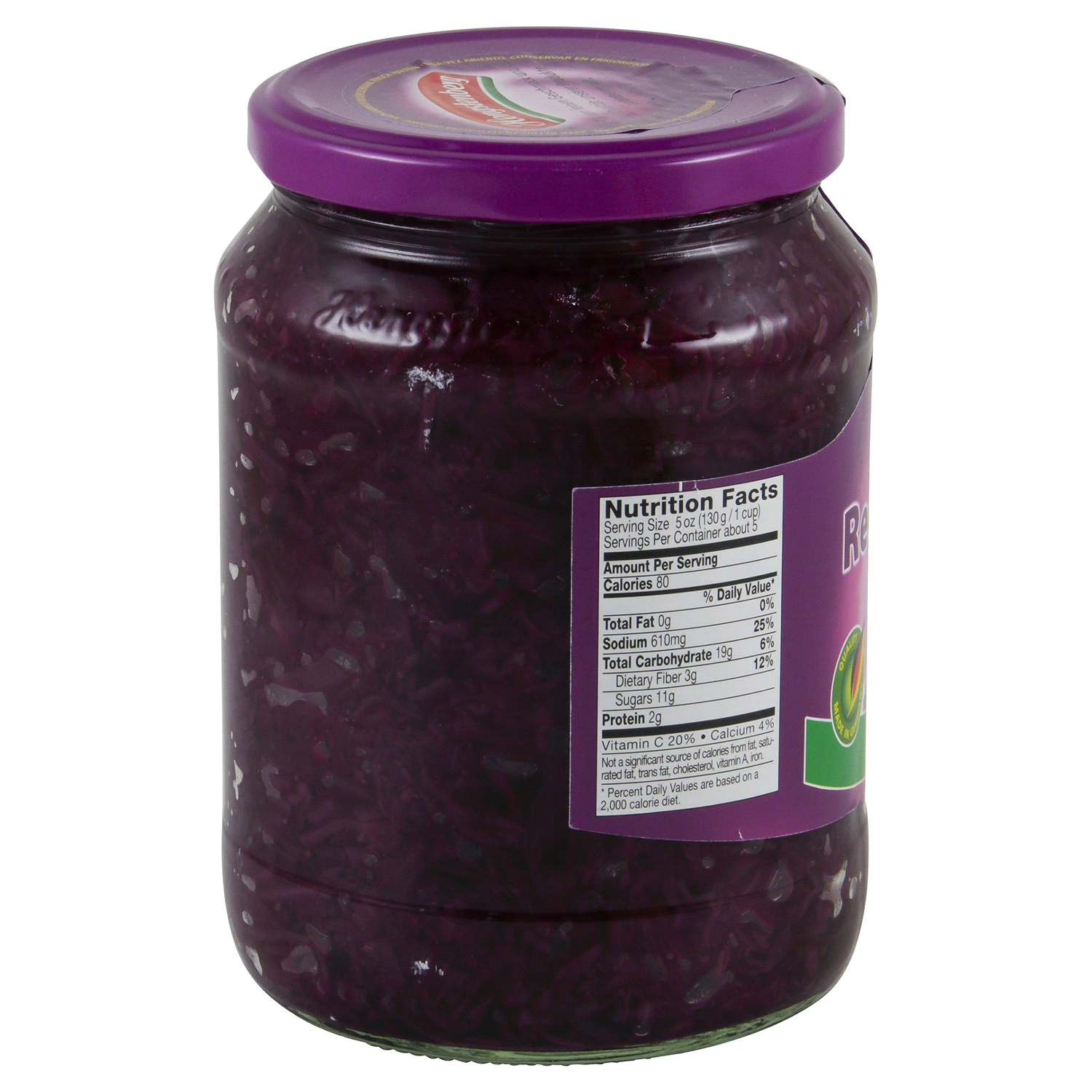 slide 2 of 3, Hengstenberg Traditional Red Cabbage With Apples, 24.3 oz
