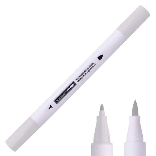slide 1 of 3, Artists Loft 119 Flax Gray Fine/Brush Dual Tip Watercolor Marker By Artist's Loft, fine/brush