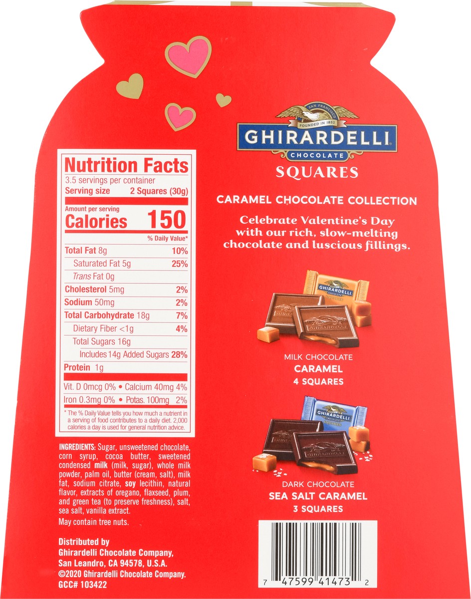 slide 10 of 13, Ghirardelli Caramel Chocolate Collection Squares 3.7 oz, 3.7 oz