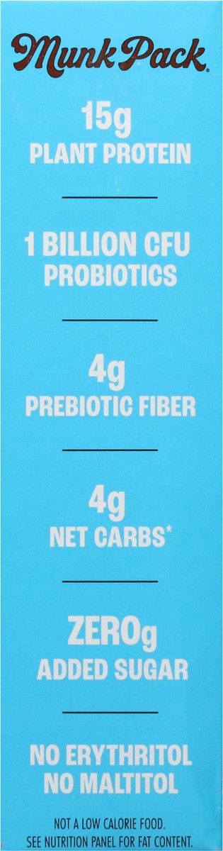 slide 9 of 14, Munk Pack Probiotic Protein Cookie Dough Bars 4 - 2.01 oz Bars, 4 ct