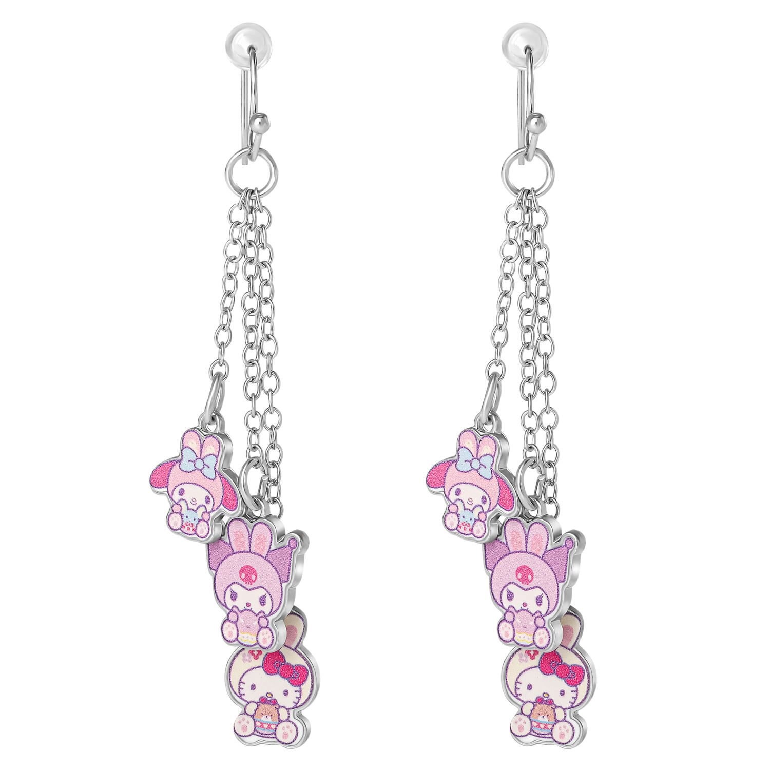 slide 3 of 3, Hello Kitty & Friends Easter Dangle Earrings, 1 ct