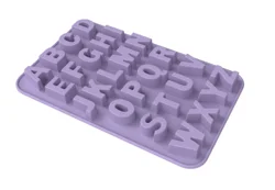 Trudeau Clever Treats Silicone Chocolate Mold - Letters