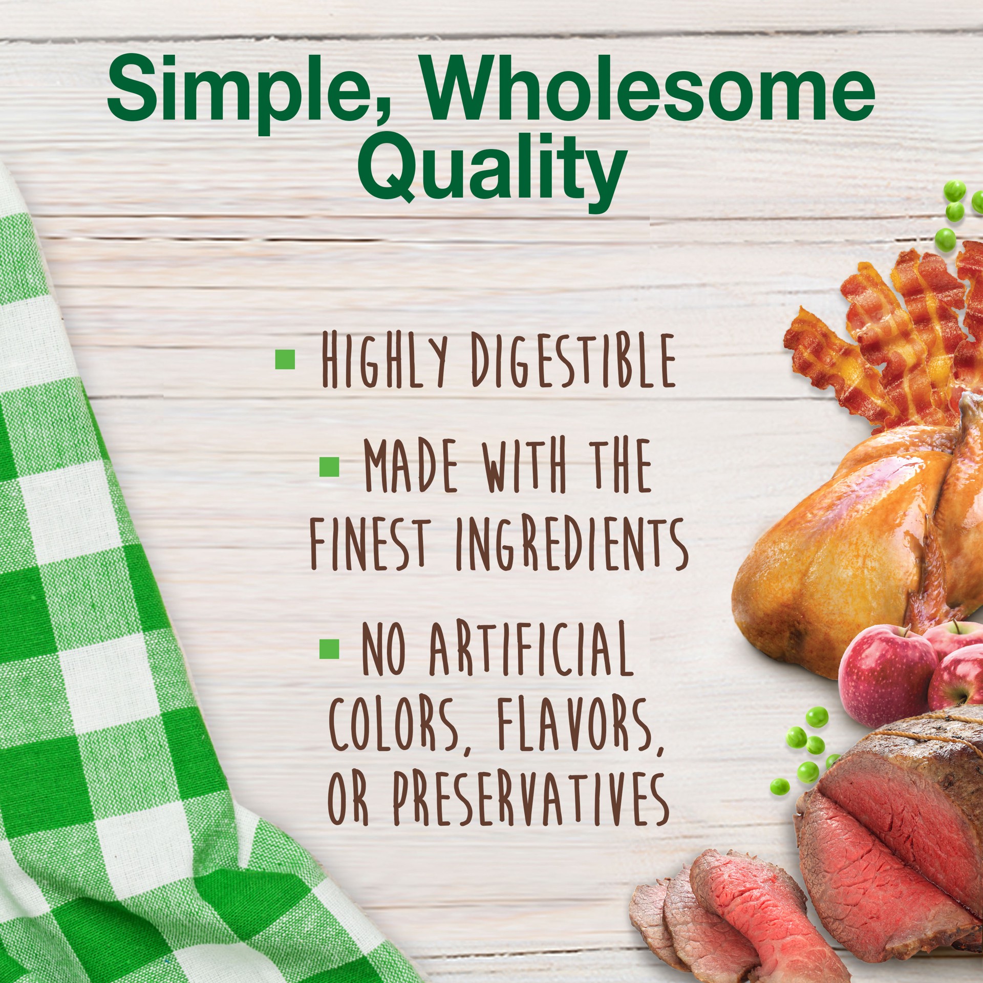 slide 2 of 9, Nylabone Healthy Edibles Puppy Natural Long Lasting Variety Dog Chew Treats Roast Beef, Turkey, & Apple, & Bacon X-Small/Petite - Up to 15 lbs.(3 Count), 3 ct