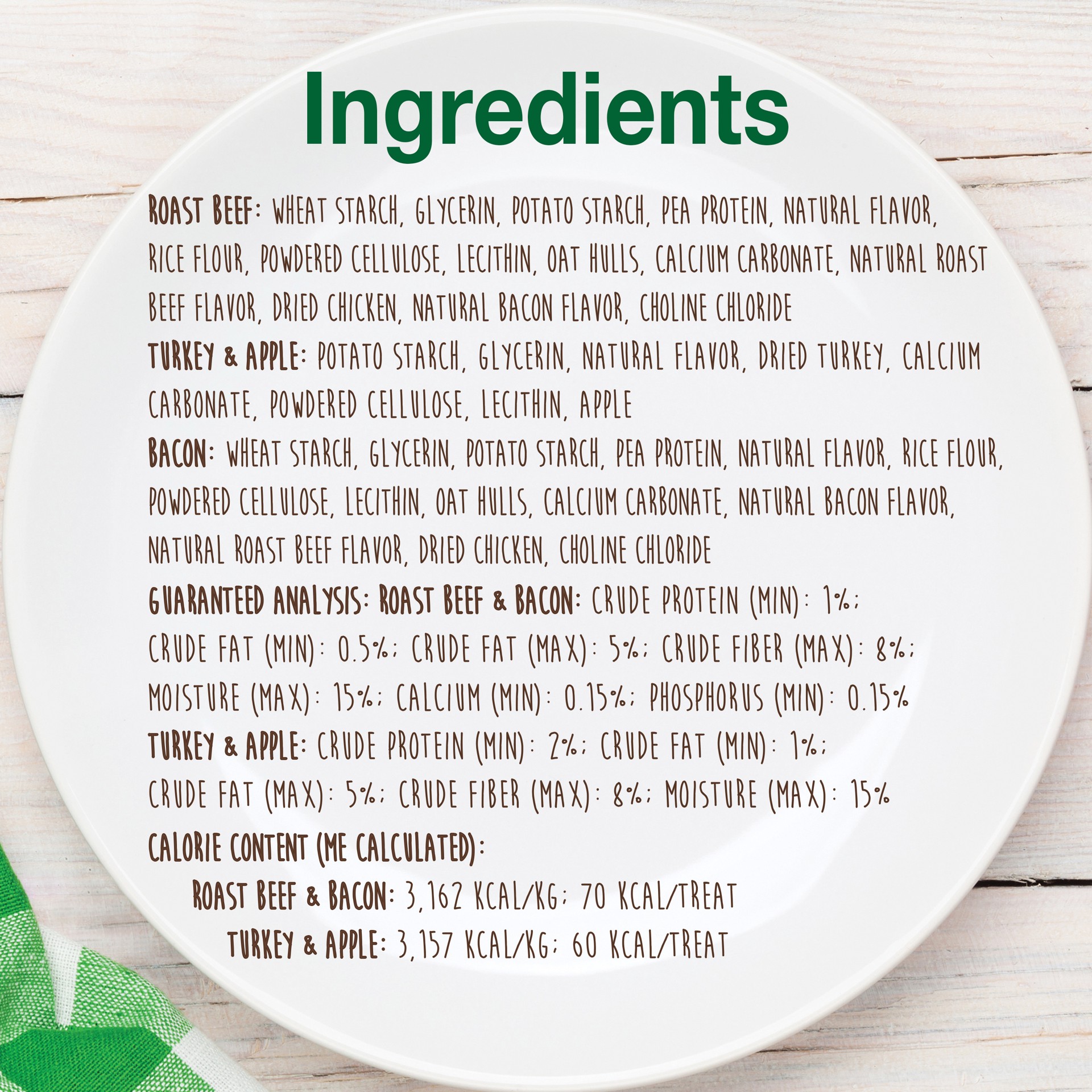 slide 3 of 9, Nylabone Healthy Edibles Puppy Natural Long Lasting Variety Dog Chew Treats Roast Beef, Turkey, & Apple, & Bacon X-Small/Petite - Up to 15 lbs.(3 Count), 3 ct