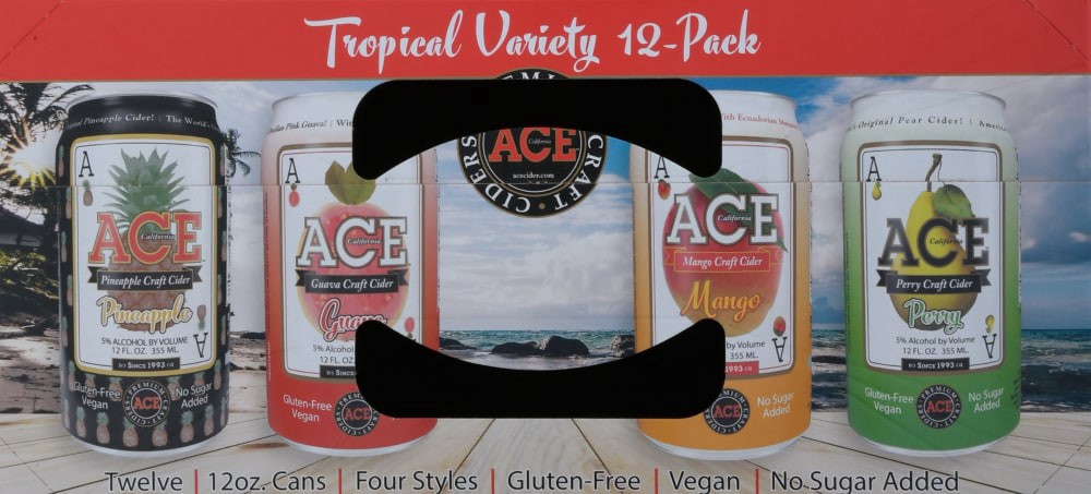 slide 2 of 5, Ace Cider Variety 4 Pack, 12 ct; 12 oz