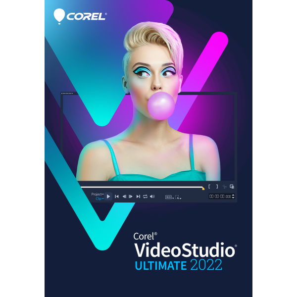 slide 1 of 2, CorelDRAW Corel Videostudio 2022 Ultimate, For Windows, Cd/Product Key, 1 ct