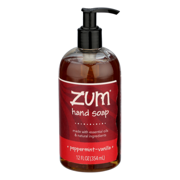 slide 1 of 1, Zum Hand Soap Peppermint-Vanilla, 4 oz