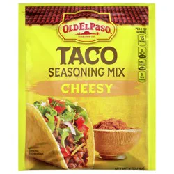 Old El Paso Cheesy Taco Seasoning Mix, Meal Prep, Spices and Seasonings, 1 oz Packet