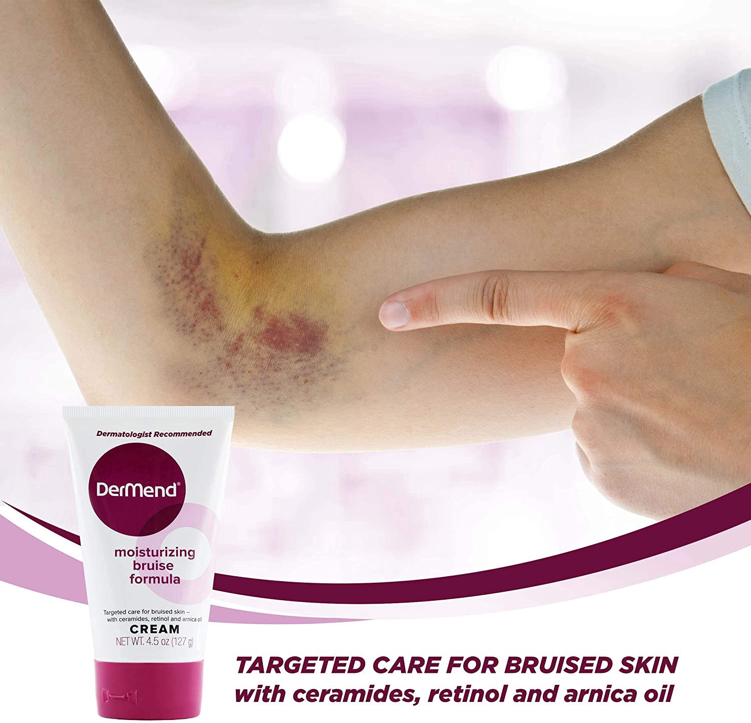 slide 3 of 5, DerMend Moisturizing Bruise Formula 4.5 oz, 1 ct