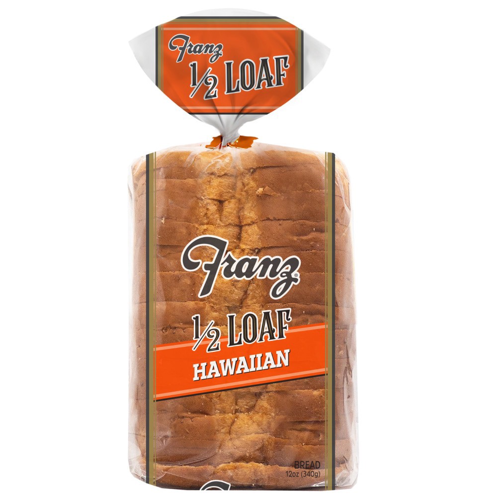 slide 1 of 1, Franz Hawaiian Half Bread Loaf - 12 OZ, 12 oz