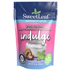 SweetLeaf Indulge Powder, Zero Calorie All-Purpose Sweetener, 16 oz Bag
