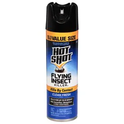 Hot Shot Flying Insect Killer - Clean Fresh - 3 x 18.75 oz