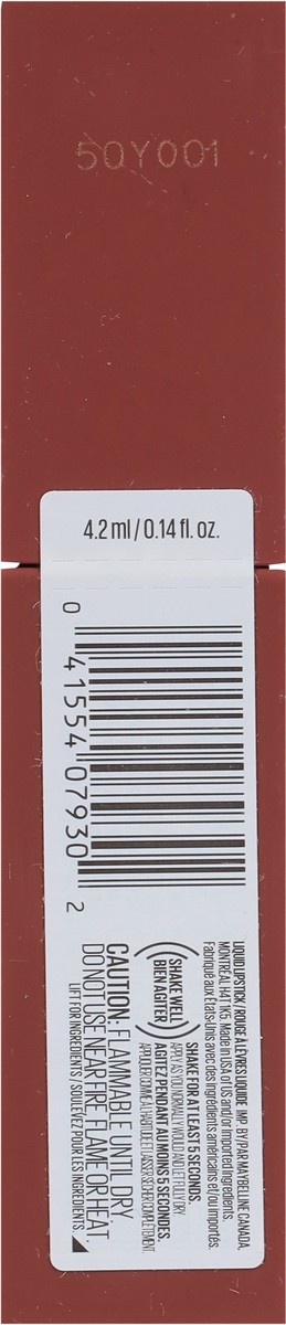 slide 13 of 13, Super Stay 120 Punchy Vinyl Ink Liquid Lipstick 0.14 fl oz, 0.14 fl oz