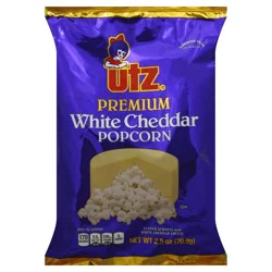 Utz 2.5 oz Utz Premium White Cheddar Popcorn